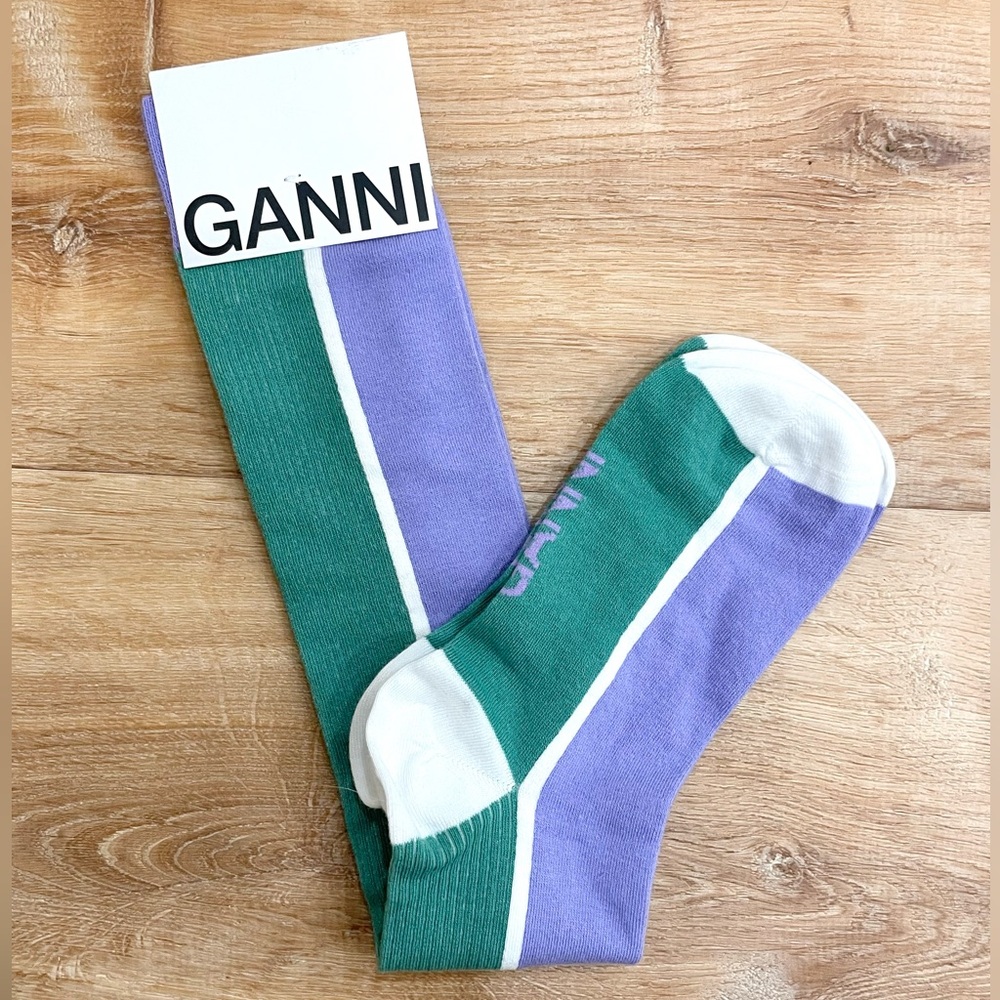Ganni Knee Socks NWT - Picture 3 of 4
